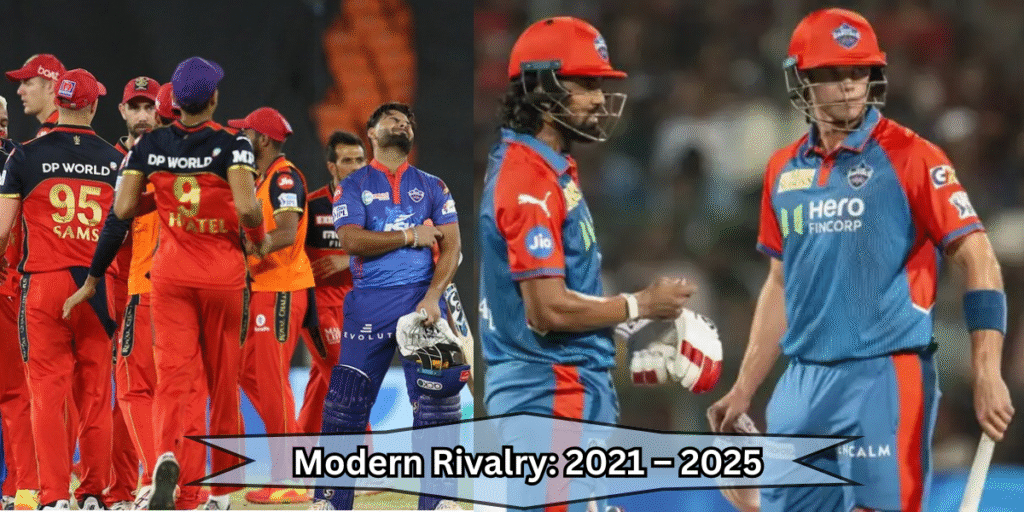 Royal Challengers Bengaluru vs Delhi Capitals Timeline 