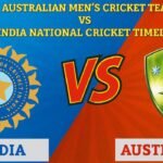 Australian Men's Cricket Team vs India National Cricket Team Timeline