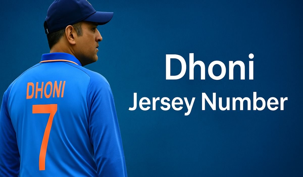 Dhoni Jersey Number