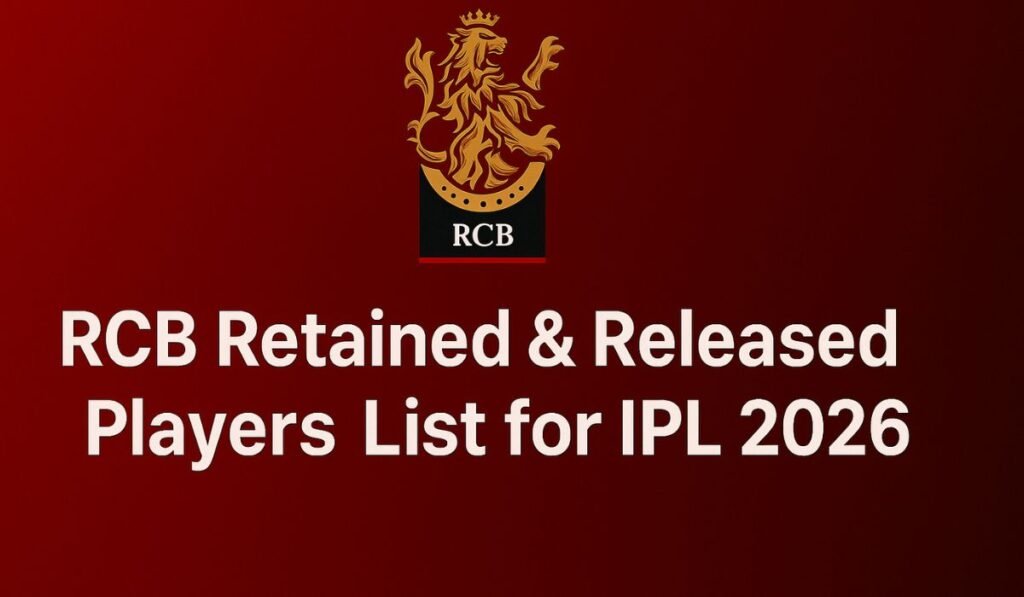 RCB Retained & Released Players List for IPL 2026